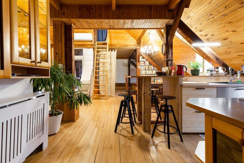 Rooftop 180M2 Loft With Private Sauna, 브라티슬라바 외부 사진