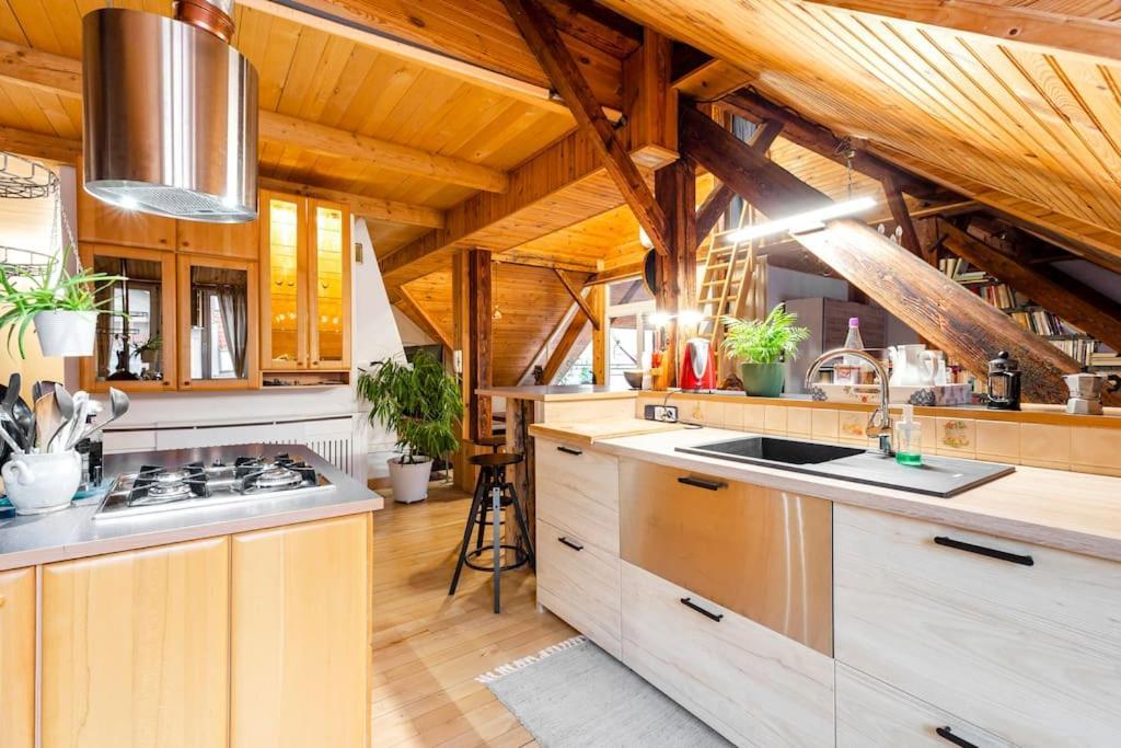 Rooftop 180M2 Loft With Private Sauna, 브라티슬라바 외부 사진